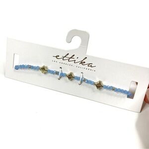 3/$30 Ettika | Lavender Blue Beaded Diamond Choker Necklace NWT